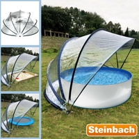 Steinbach 440x220 Pavillion Zelt Gartenpavillion Pooldach Cabrio Dome