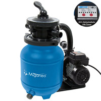 Miganeo® Sandfilteranlage Speed Clean 7000 Pumpleistung 6,3m³ blau