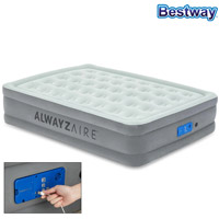 Bestway® AlwayzAire™ Basic Plus Luftbett, 203 x 152 x 46 cm mit Elektropumpe
