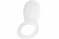 WC Sitz Premium mit Absenkautomatik weiss antibakteriell Toilette Bad
